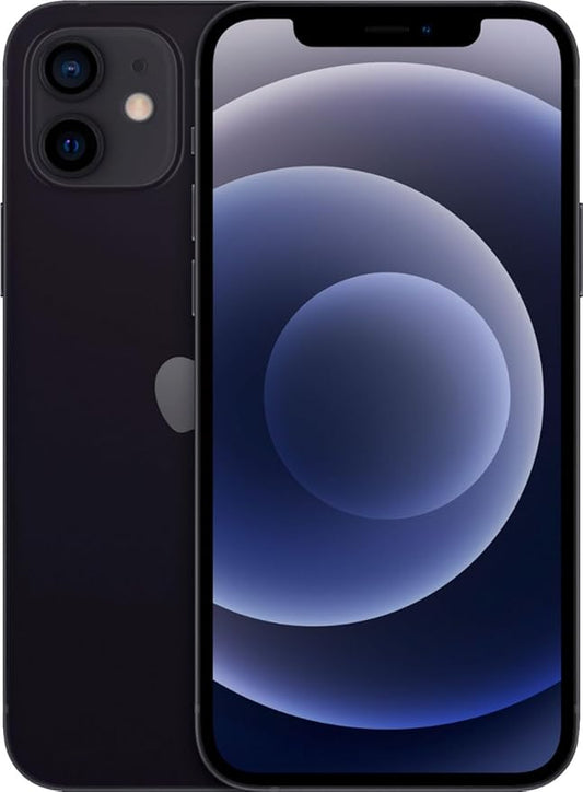 Apple iPhone 12, 64GB, Black – Fully Unlocked (Renewed) – A14 Bionic Chip, 6.1" Super Retina XDR Display, 5G Speed