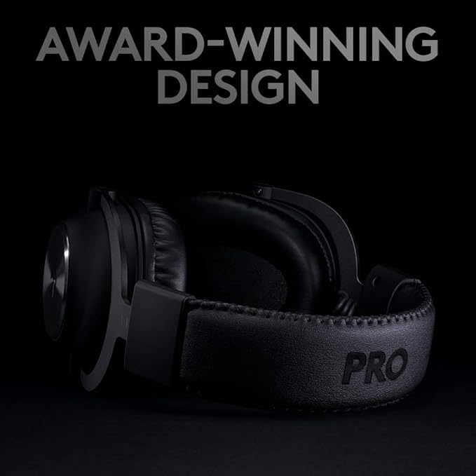 Logitech G PRO X Wireless Lightspeed Gaming Headset (Gen 1) – Blue VO!CE Mic Technology, 50mm PRO-G Drivers, DTS Headphone:X 2.0 Surround Sound, Black