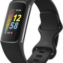 Fitbit Charge 5 Advanced Health & Fitness Tracker – Built-In GPS, Stress Management Tools, Sleep Tracking, 24/7 Heart Rate Monitoring, Mineral Blue with Steel Blue/Platinum Bands (S & L)