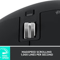 Logitech MX Master 3S Wireless Performance Mouse – 8K DPI, Ultra-Fast Scrolling, Quiet Clicks, USB-C, Bluetooth, Track on Glass – Graphite (Windows, macOS, Linux, Chrome OS)