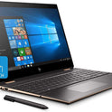 2019 HP Spectre x360 15t 2-in-1 Laptop – 15.6" 4K AMOLED Touch, Intel Core i7-9750H, 16GB RAM, 1TB SSD, GTX 1650, Windows 10 Pro, Dark Ash