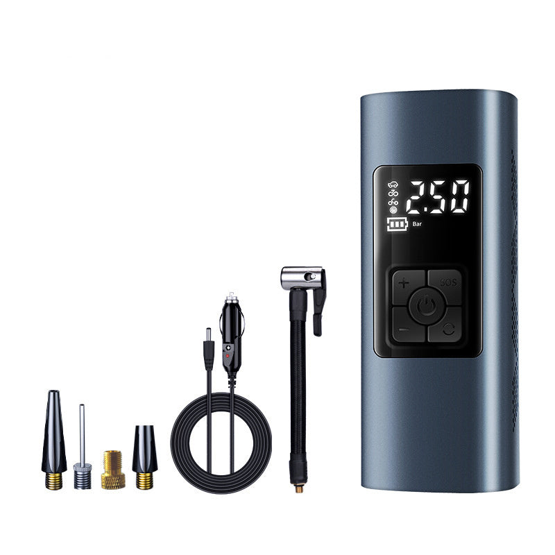 Wireless Portable Electric Car Air Pump – High Power & Rechargeable