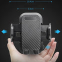 Universal Car Phone Holder – 360° Rotating Windshield & Dashboard Mount