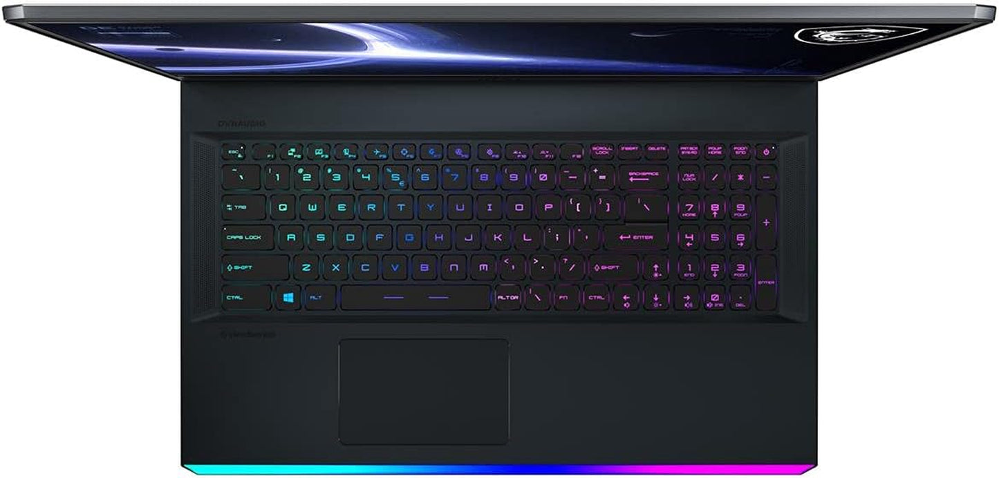 MSI GE76 Raider 17.3" FHD 360Hz Gaming Laptop - Intel Core i9-11980HK, NVIDIA GeForce RTX 3080, 32GB RAM, 1TB NVMe SSD, Windows 10, Titanium Blue (Model: 11UH-053)