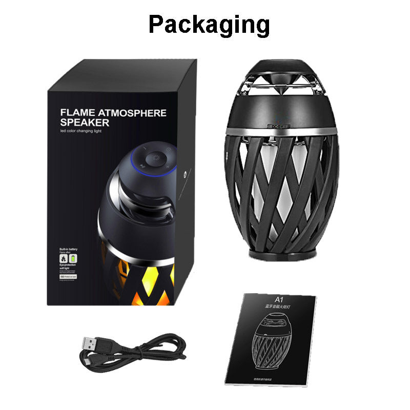 Flame Bluetooth Speaker – Stylish Home Décor & Sound