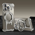 Liquid Metal Casing Phone Case – Frameless Magnetic Rotating Bracket