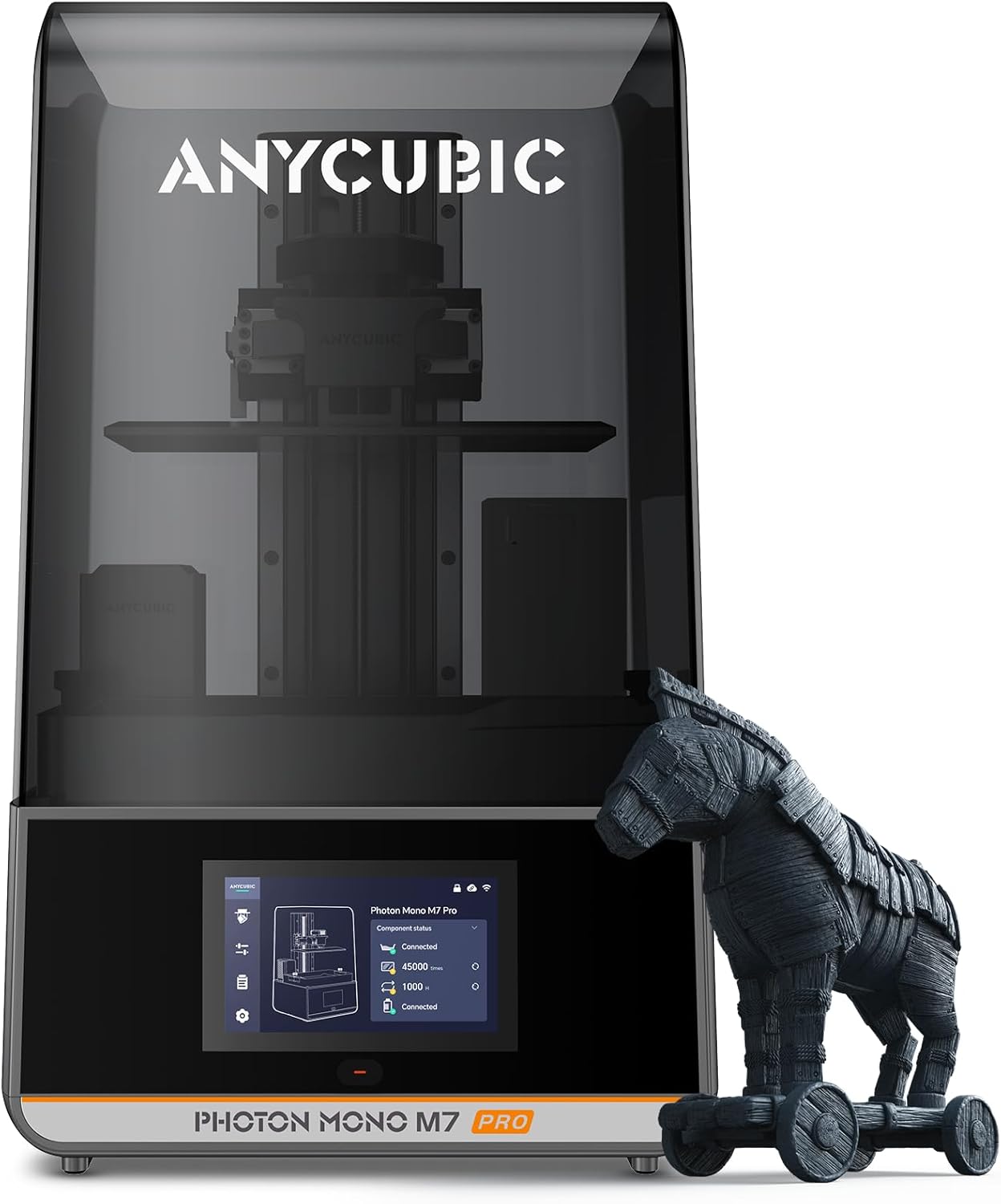 ANYCUBIC Photon Mono M7 Pro & Wash and Cure 3 Plus Bundle – High-Resolution Resin 3D Printer with Fast Printing, Auto Resin Feeding, and Post-Processing Station