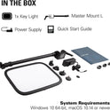 Key Light - Professional 2800 Lumens Studio Light with Desk Clamp Perfect for Streaming, Recording, and Video Conferencing