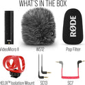 RØDE VideoMicro II Ultra-Compact On-Camera Shotgun Microphone Ideal for Cameras & Mobile Devices | High-Quality Audio Capture | Compact & Lightweight Design