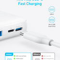 Anker PowerCore Essential 20000 Portable Charger – High-Capacity 20000mAh Power Bank for Smartphones, Tablets, Laptops, and More – Fast Charging, Compact Design