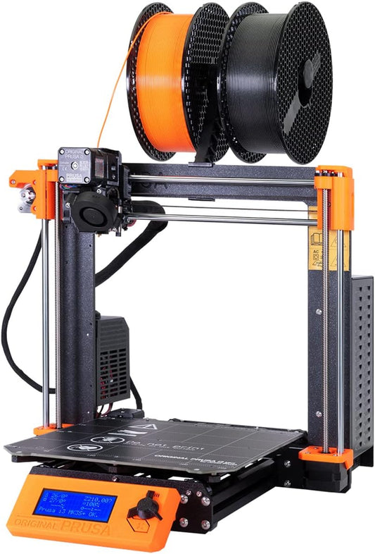 Original Prusa i3 MK3S+ 3D Printer – Fully Assembled FDM Printer, Removable Magnetic Print Sheets, Print Volume 9.84×8.3×8.3 in, Filament Sample Included