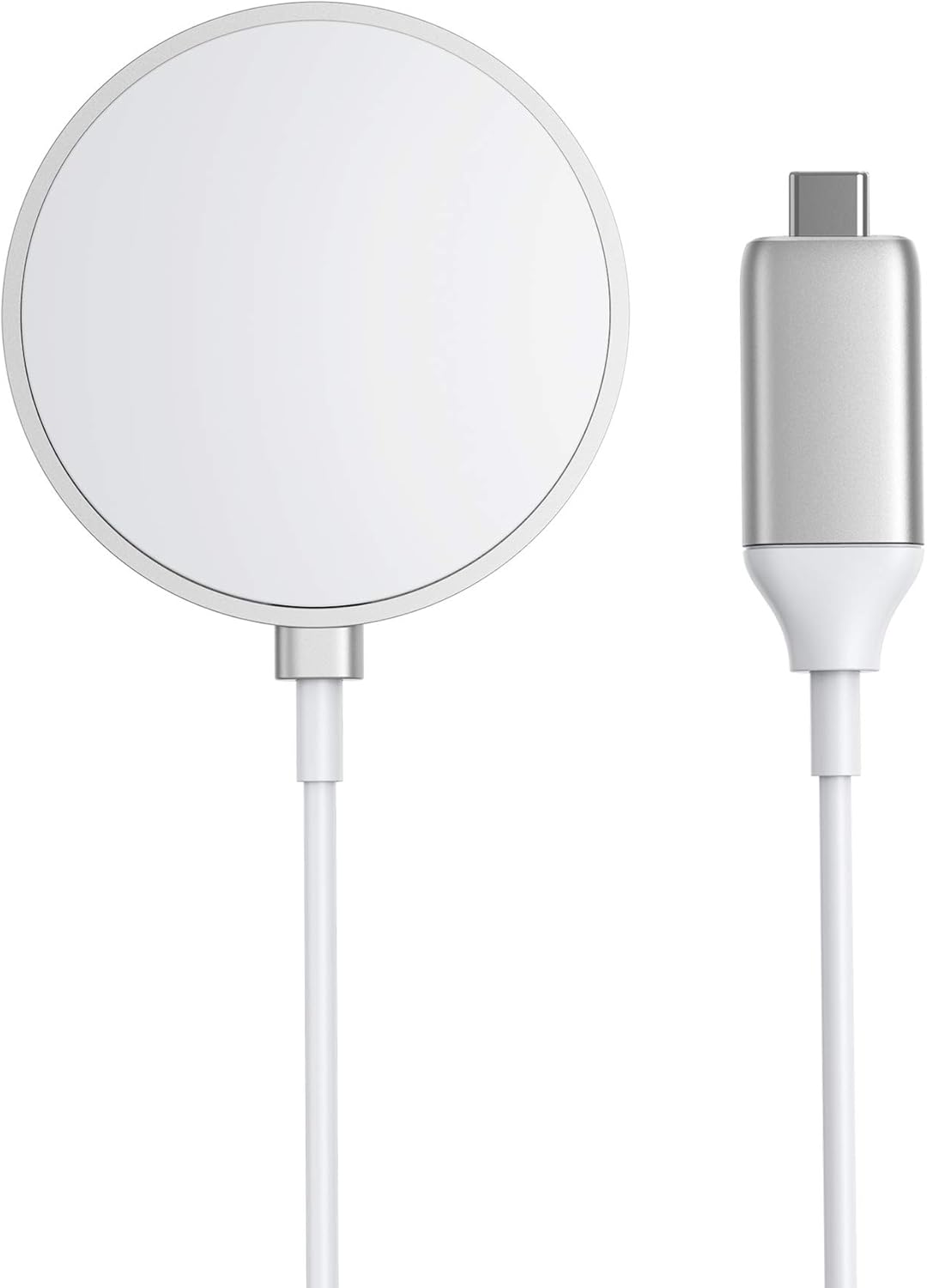Anker Magnetic Wireless Charger, 7.5W MagSafe Compatible Charging Pad with 5ft USB-C Cable, PowerWave Magnetic Pad for iPhone 13, 13 Pro, 13 Pro Max, 13 Mini, 12, 12 Pro (No AC Adapter)