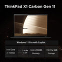 Lenovo ThinkPad X1 Carbon Gen 11 – 14" FHD+ Business Laptop | Intel i7-1355U 10-Core, 16GB DDR5, 1TB SSD, Win 11 Pro, Thunderbolt 4, Backlit, Fingerprint, 13.5-Hr Battery