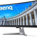 BenQ EX3501R 35" Ultrawide QHD Curved Monitor – 100Hz Refresh Rate, AMD FreeSync, Brightness Intelligence Plus, USB-C, HDMI, DisplayPort, for Gaming and Entertainment