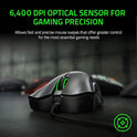 Razer DeathAdder Essential Gaming Mouse – 6400 DPI Optical Sensor, 5 Programmable Buttons, Mechanical Switches, Rubber Side Grips, Classic Black