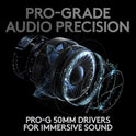 Logitech G PRO X Wireless Lightspeed Gaming Headset (Gen 1) – Blue VO!CE Mic Technology, 50mm PRO-G Drivers, DTS Headphone:X 2.0 Surround Sound, Black