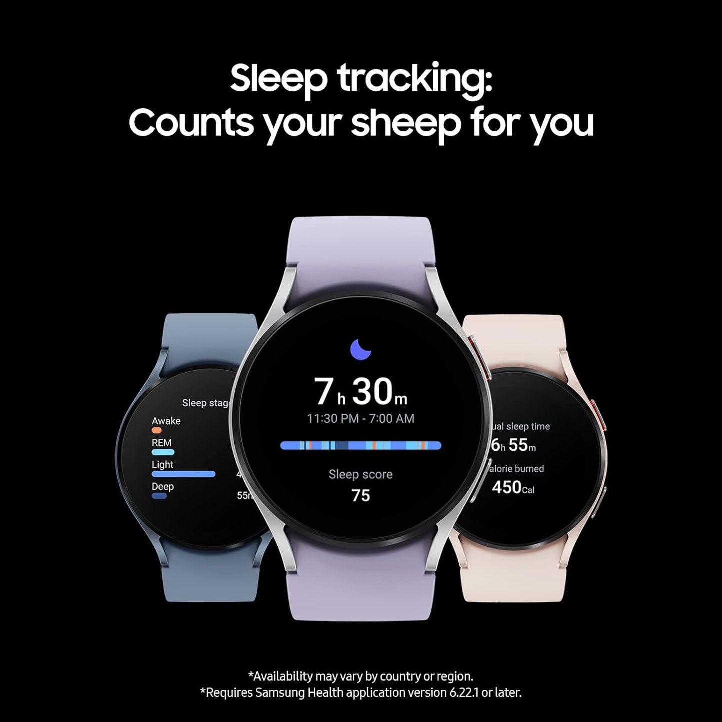 samsung Galaxy Watch 5 40mm Bluetooth Smartwatch – Health, Fitness & Sleep Tracker, Sapphire Crystal Glass, Improved Battery, Enhanced GPS, US Version – Gray