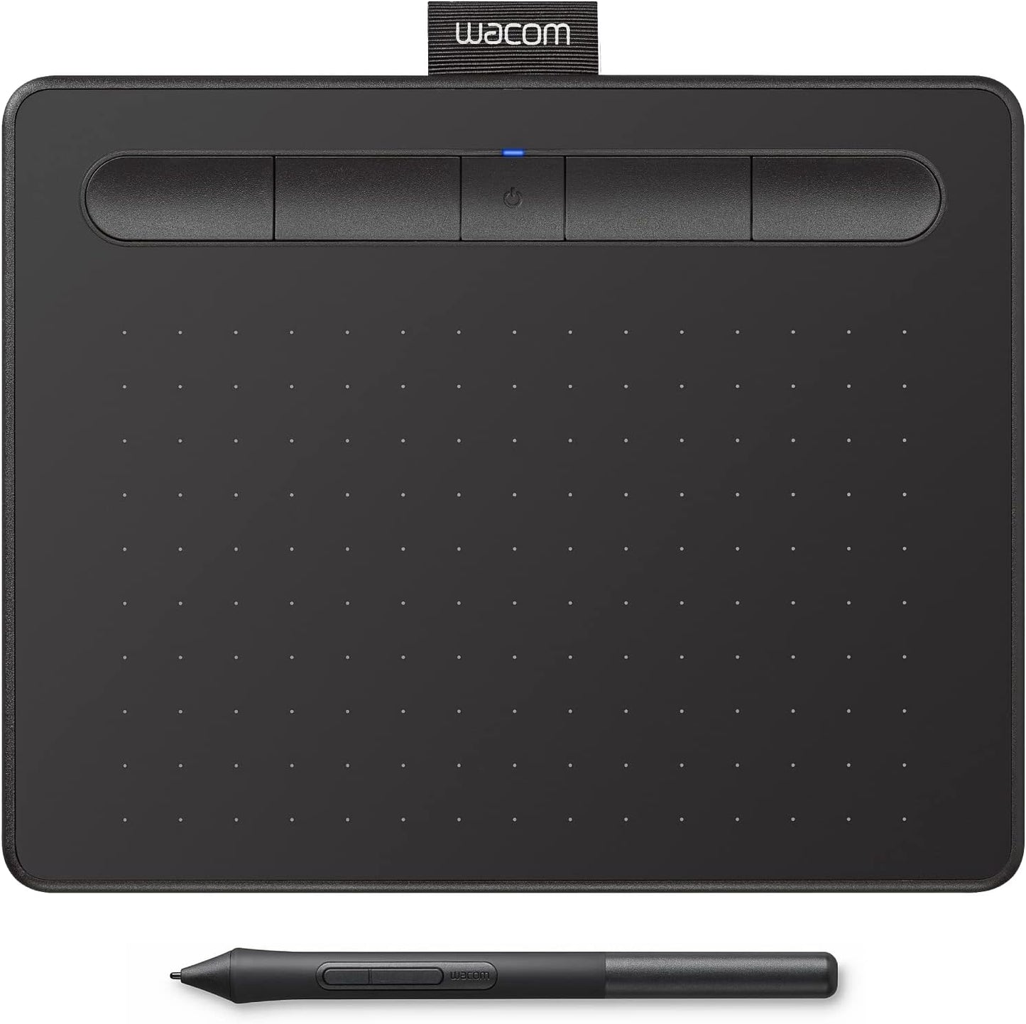 Wacom Intuos Small Bluetooth Graphics Drawing Tablet – Portable for Teachers, Students, and Creators, 4 ExpressKeys, Compatible with Chromebook, Mac, Android, Windows – Pistachio