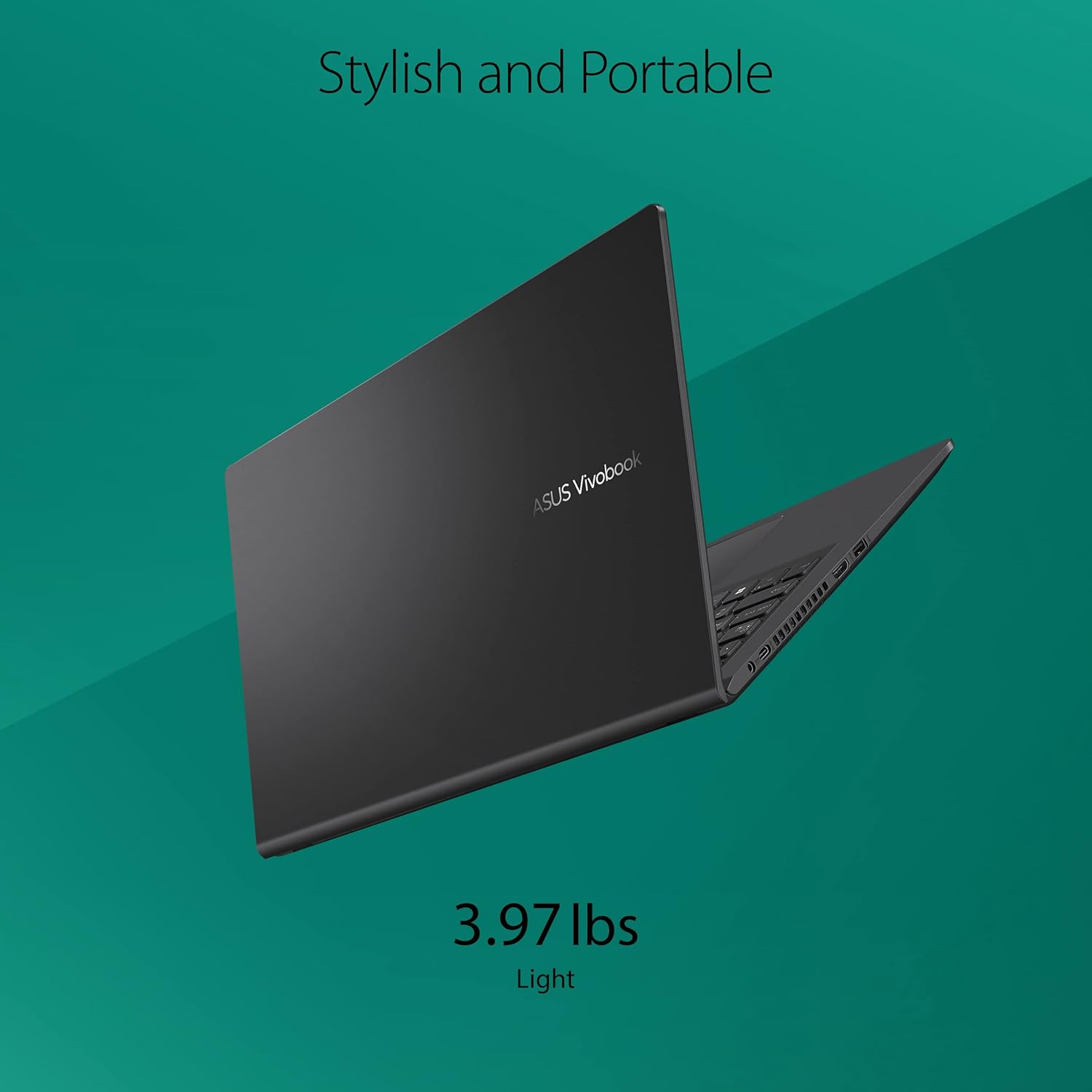  ASUS Vivobook 15 F1500EA Slim Laptop – 15.6” FHD, Intel Core i3-1115G4, 4GB RAM, 128GB NVMe SSD, Windows 11 Home in S Mode, Indie Black