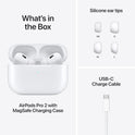 Apple AirPods Pro (2nd Generation) with USB-C – Wireless Bluetooth Earbuds with Up to 2X Active Noise Cancellation, Adaptive Audio, Transparency Mode, Personalized Spatial Audio