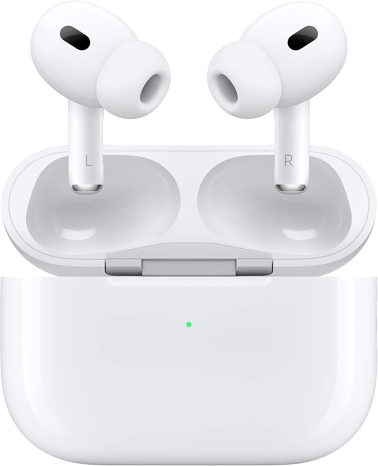 Apple AirPods Pro (2nd Generation) with USB-C – Wireless Bluetooth Earbuds with Up to 2X Active Noise Cancellation, Adaptive Audio, Transparency Mode, Personalized Spatial Audio