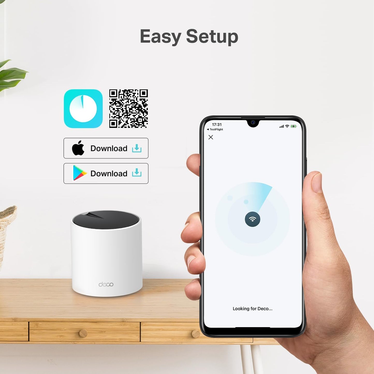 TP-Link Deco X55 Pro AX3000 Wi-Fi 6 Mesh (1-Pack) | 2.5G Ports | Covers Up to 2,500 Sq.Ft | 2023 Release