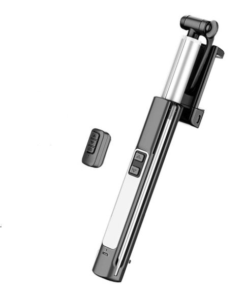 360° Fill Light Selfie Stick with Bluetooth Remote & Tripod