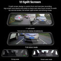 Front & Rear Dual Recording Dash Cam – Rear View Mirror Camera