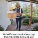 Battery Doorbell, Head-To-Toe Video, Live View with Two-Way Talk, and Motion Detection & Alerts (2024 Release), Venetian Bronze