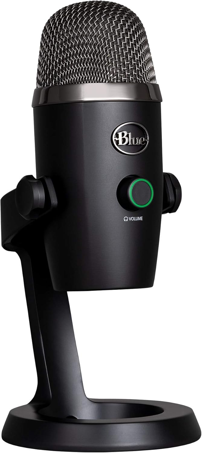 Yeti Nano USB Microphone – Shadow Grey Professional Sound for Gaming, Streaming, Podcasting, and More | Plug & Play | PC & Mac Compatible