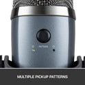 Yeti Nano USB Microphone – Shadow Grey Professional Sound for Gaming, Streaming, Podcasting, and More | Plug & Play | PC & Mac Compatible
