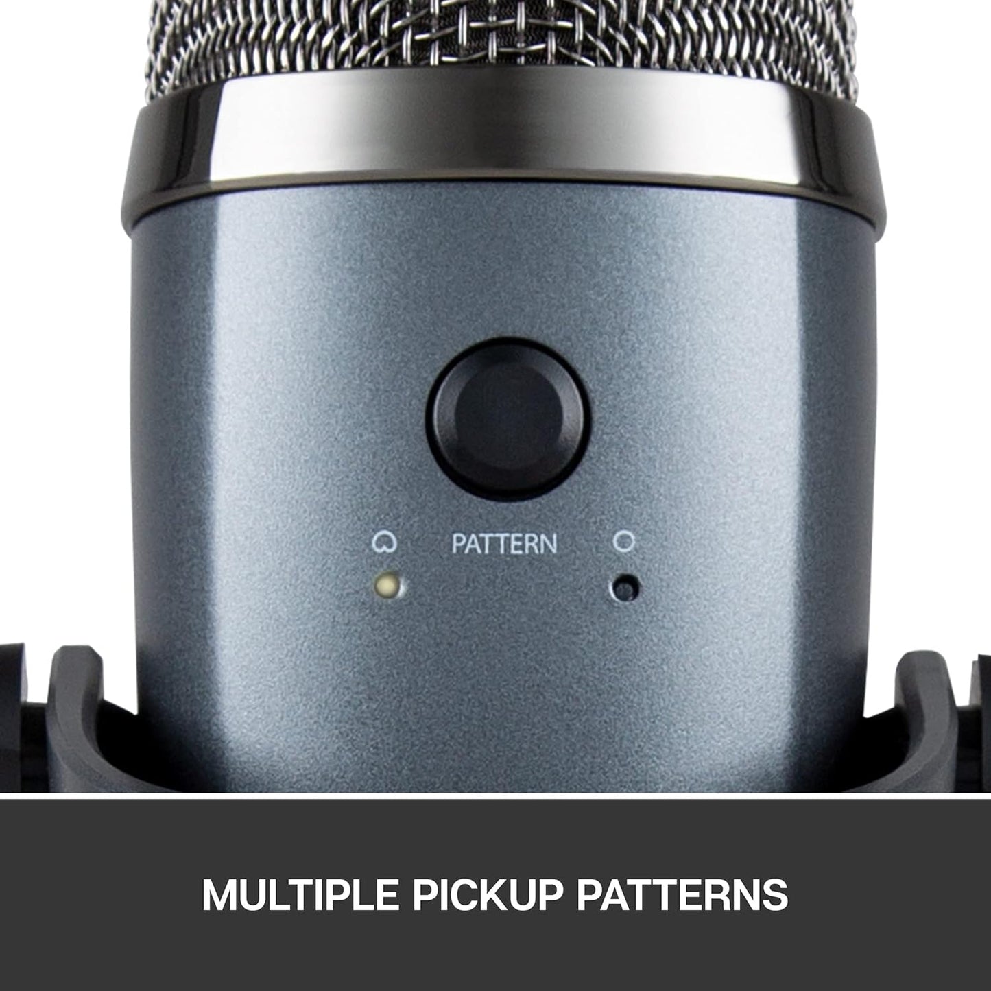 Yeti Nano USB Microphone – Shadow Grey Professional Sound for Gaming, Streaming, Podcasting, and More | Plug & Play | PC & Mac Compatible