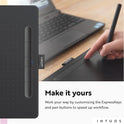 Wacom Intuos Small Bluetooth Graphics Drawing Tablet – Portable for Teachers, Students, and Creators, 4 ExpressKeys, Compatible with Chromebook, Mac, Android, Windows – Pistachio