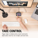 Elgato Stream Deck MK.2 – Studio Controller with 15 Programmable Macro Keys for Streaming, Content Creation, OBS, Twitch, YouTube – Compatible with Mac and PC