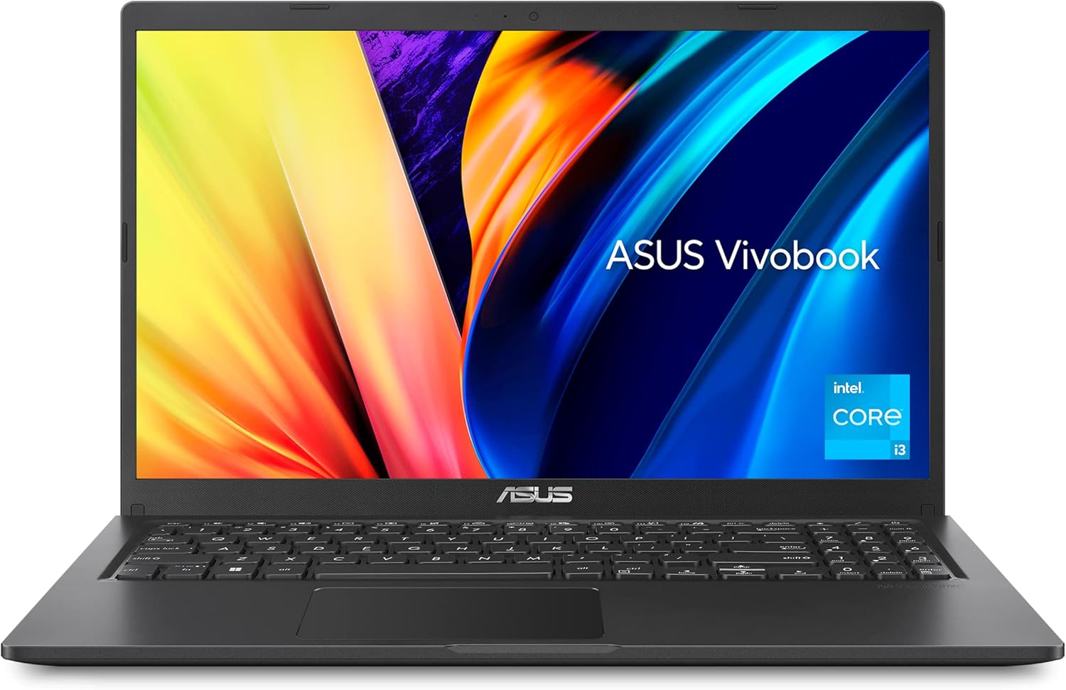  ASUS Vivobook 15 F1500EA Slim Laptop – 15.6” FHD, Intel Core i3-1115G4, 4GB RAM, 128GB NVMe SSD, Windows 11 Home in S Mode, Indie Black
