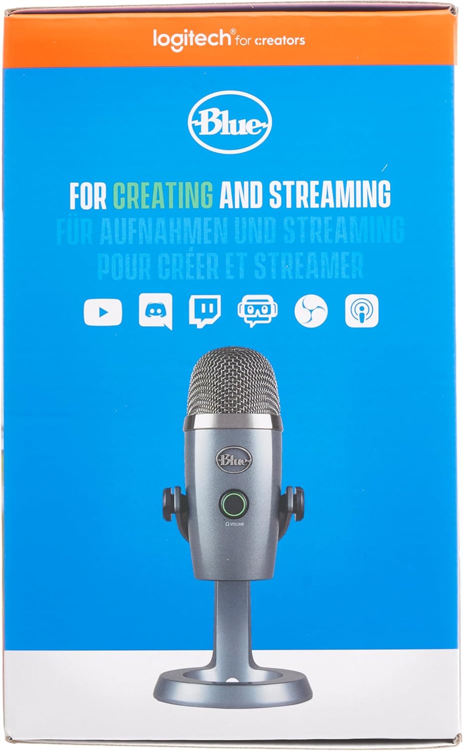 Yeti Nano USB Microphone – Shadow Grey Professional Sound for Gaming, Streaming, Podcasting, and More | Plug & Play | PC & Mac Compatible
