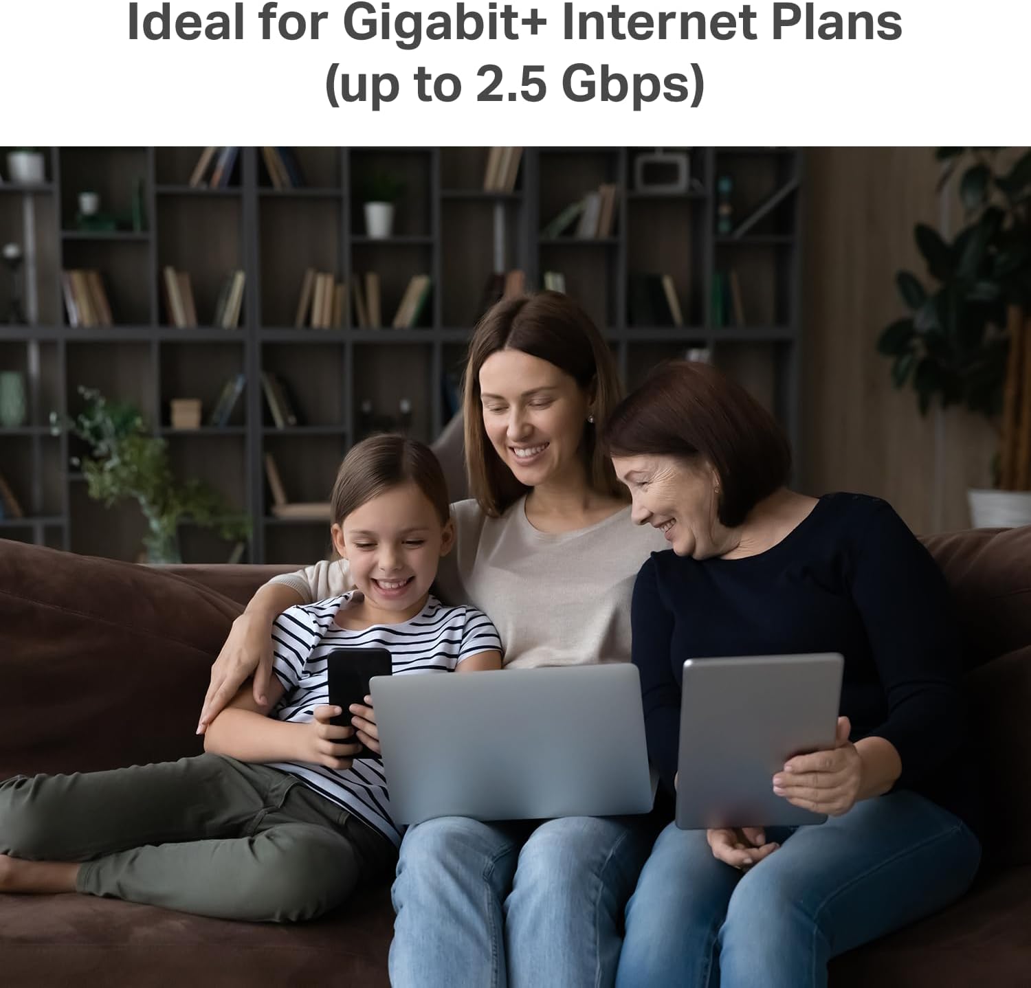 TP-Link Deco X55 Pro AX3000 Wi-Fi 6 Mesh (1-Pack) | 2.5G Ports | Covers Up to 2,500 Sq.Ft | 2023 Release