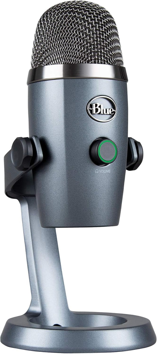 Yeti Nano USB Microphone – Shadow Grey Professional Sound for Gaming, Streaming, Podcasting, and More | Plug & Play | PC & Mac Compatible