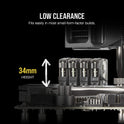 Corsair VENGEANCE LPX 32GB (2x16GB) DDR4 DRAM 3200MHz C16 Desktop RAM – CL16-20-20-38, 1.35V, Intel & AMD Compatible, High-Performance Memory Module – Black (CMK32GX4M2E3200C16)