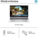 15.6" Touchscreen Laptop – Intel i5-1235U, 10-Core, 8GB RAM, 512GB SSD, Windows 11 Home, Wi-Fi 6, Bluetooth – Natural Silver + TWE Accessories