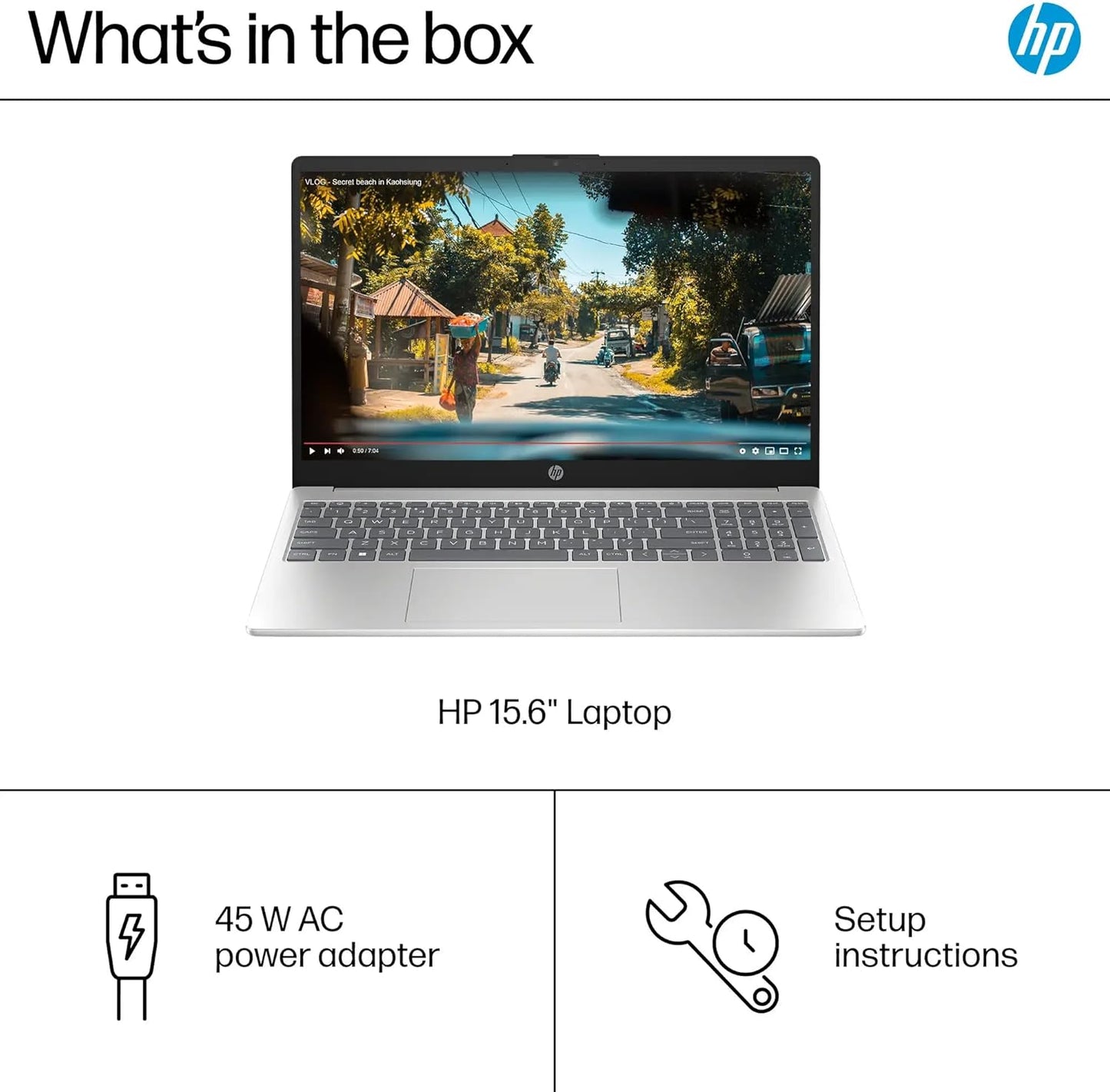15.6" Touchscreen Laptop – Intel i5-1235U, 10-Core, 8GB RAM, 512GB SSD, Windows 11 Home, Wi-Fi 6, Bluetooth – Natural Silver + TWE Accessories