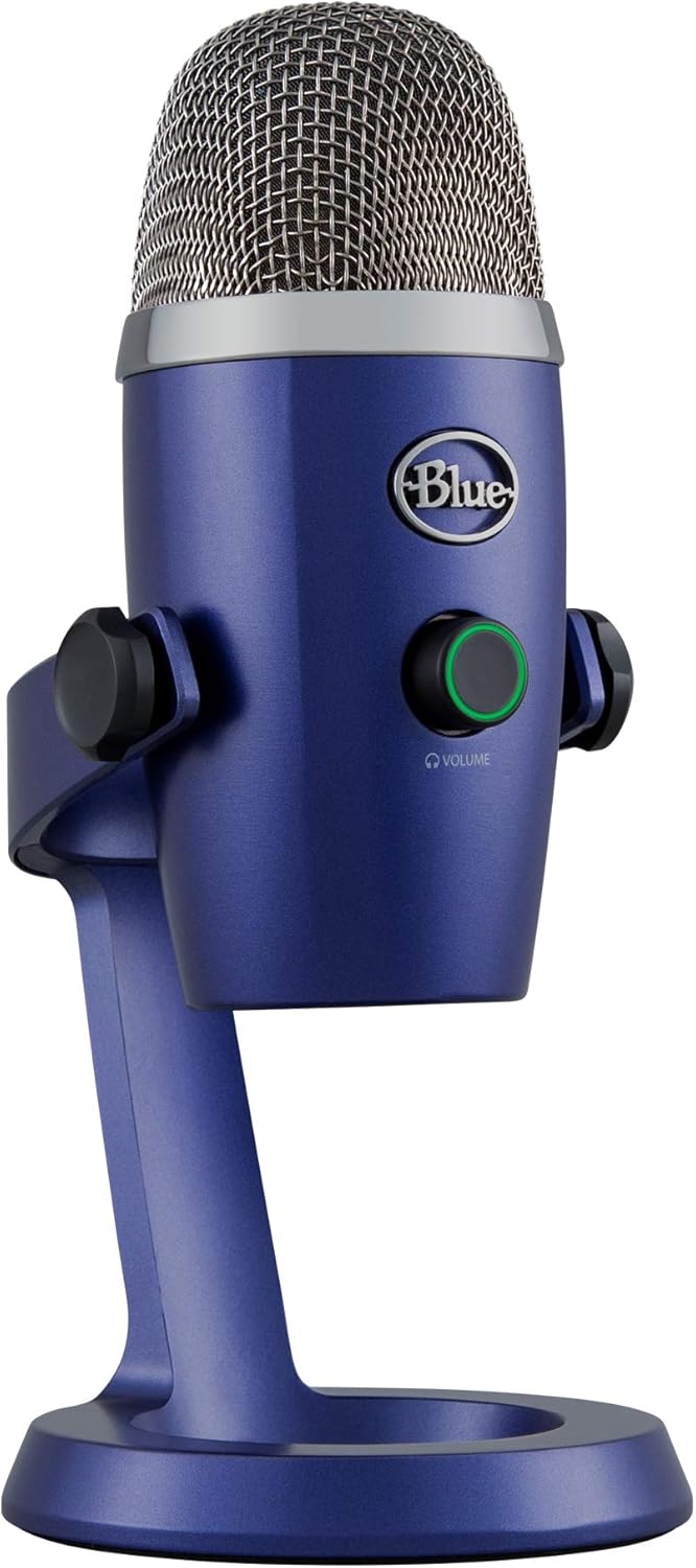 Yeti Nano USB Microphone – Shadow Grey Professional Sound for Gaming, Streaming, Podcasting, and More | Plug & Play | PC & Mac Compatible