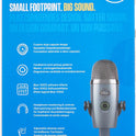 Yeti Nano USB Microphone – Shadow Grey Professional Sound for Gaming, Streaming, Podcasting, and More | Plug & Play | PC & Mac Compatible