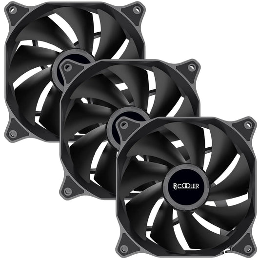 3 x 120mm PCS Black Case Fan