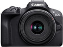  Canon EOS R100 Mirrorless Camera with RF-S 18–45mm Lens Kit 24.1MP APS-C CMOS Sensor | 4K Video | Dual Pixel AF | Compact RF Mount System