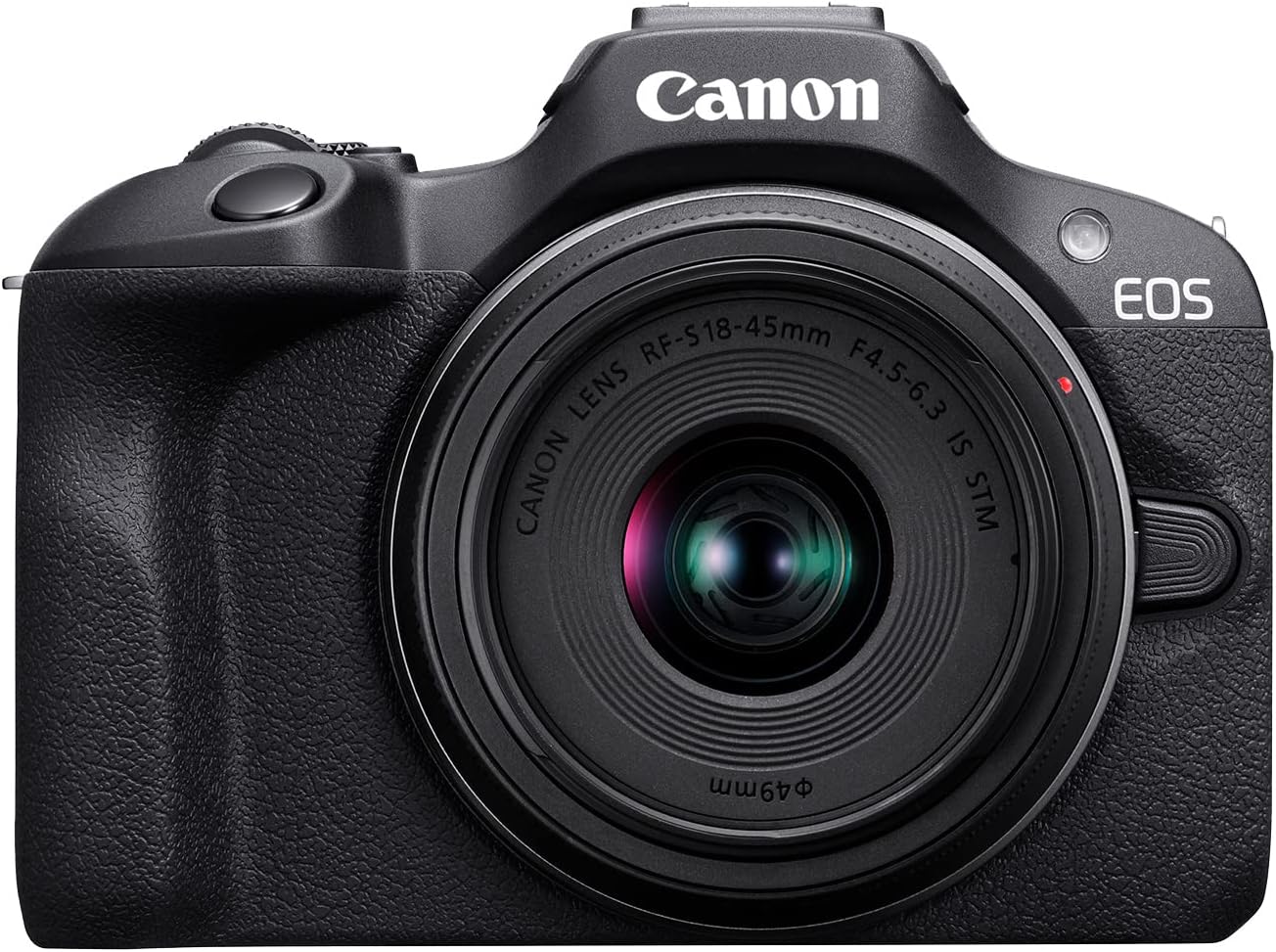  Canon EOS R100 Mirrorless Camera with RF-S 18–45mm Lens Kit 24.1MP APS-C CMOS Sensor | 4K Video | Dual Pixel AF | Compact RF Mount System