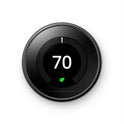 Google Nest Learning Thermostat 3rd Generation (2015) – Smart Programmable Wi-Fi Thermostat for Home, Works with Alexa, Stainless Steel