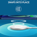 Anker Magnetic Wireless Charger, 7.5W MagSafe Compatible Charging Pad with 5ft USB-C Cable, PowerWave Magnetic Pad for iPhone 13, 13 Pro, 13 Pro Max, 13 Mini, 12, 12 Pro (No AC Adapter)