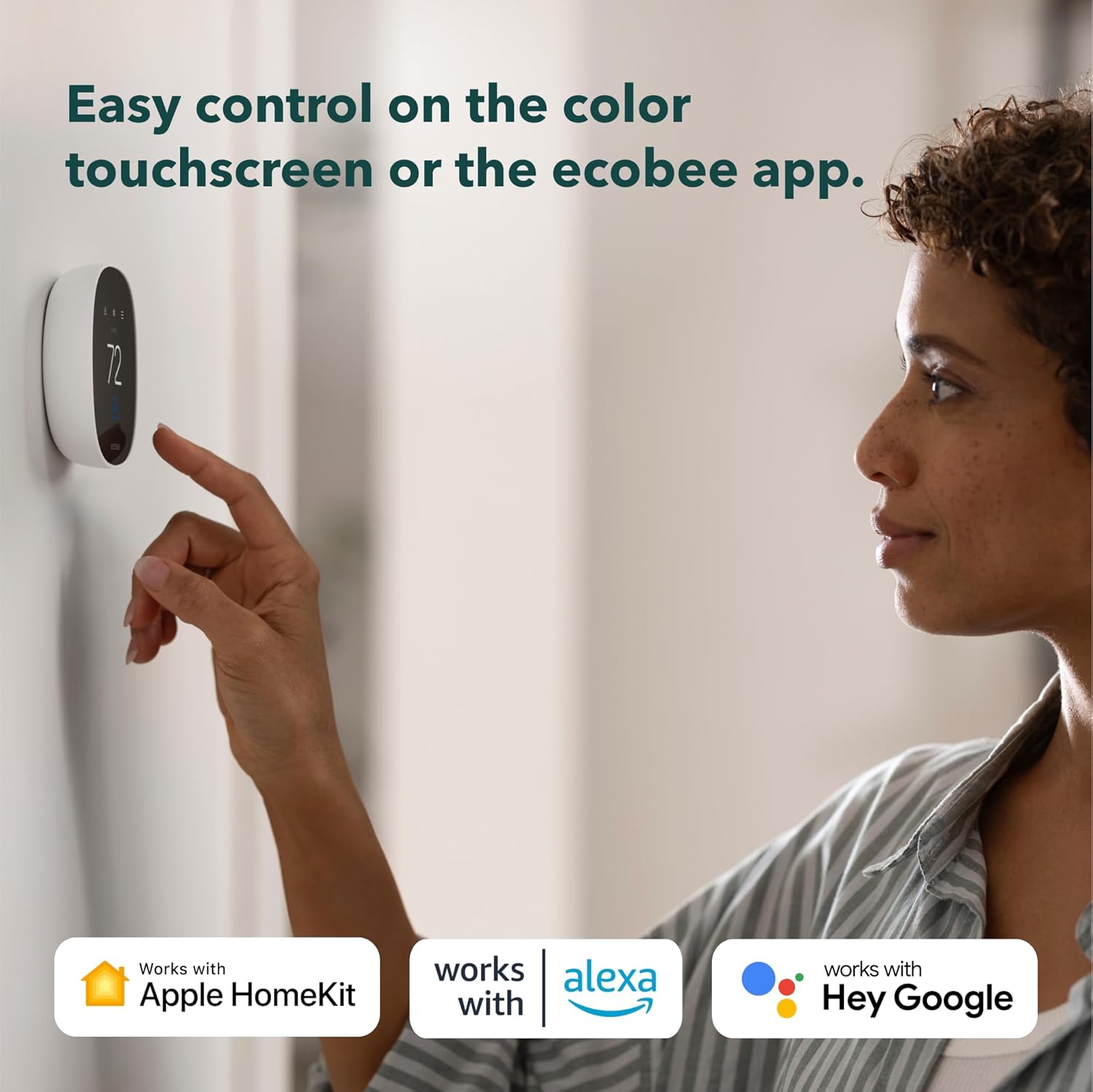 Energy Star Certified | Programmable Wi-Fi | Works with Siri, Alexa & Google Assistant