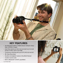  Canon EOS R100 Mirrorless Camera with RF-S 18–45mm Lens Kit 24.1MP APS-C CMOS Sensor | 4K Video | Dual Pixel AF | Compact RF Mount System